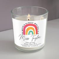 Personalised You Make The World Brighter Scented Jar Candle Extra Image 2 Preview